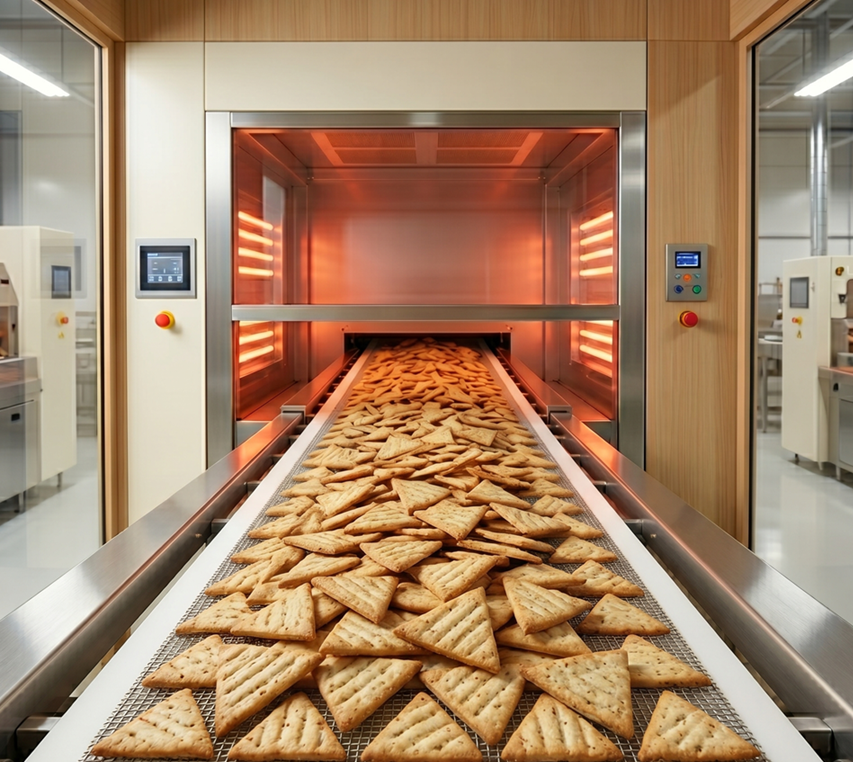 baking and drying stage